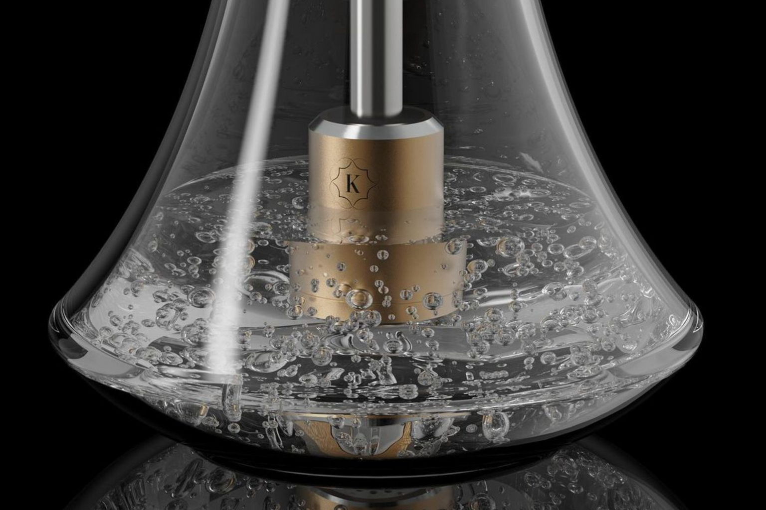 Kaloud Lotus Heat Management Device in action for a safer hookah session