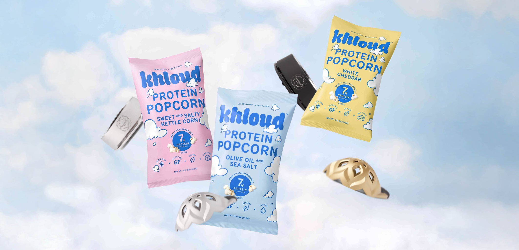 The Ultimate Relaxation Duo: Kaloud's Lotus I+3 Stainless Steel & KHLOUD Protein Popcorn