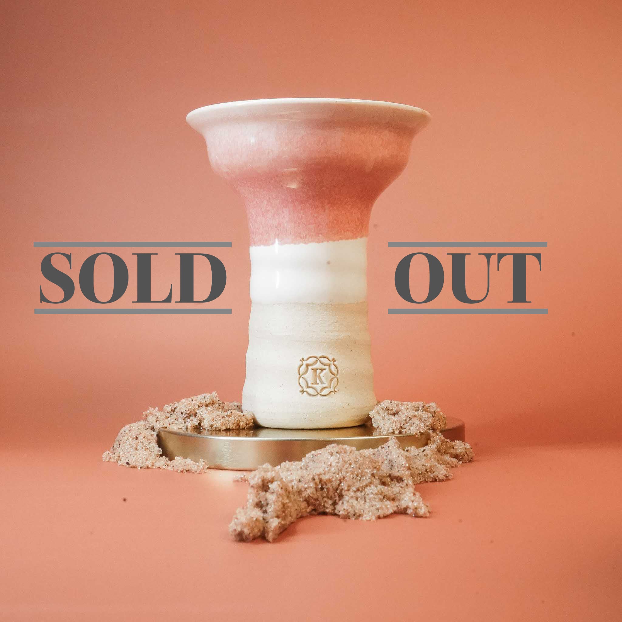 Alpaca + Kaloud Special Edition Hookah Bowl (Pink and White) Kaloud