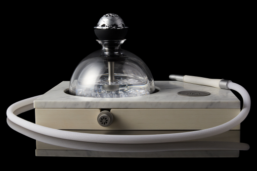 Kaloud Hookah, the Krysalis Monarch, is the most elegant of all luxury hookahs. Featuring a Lotus Heat Management Device, it burns shisha smoothly.