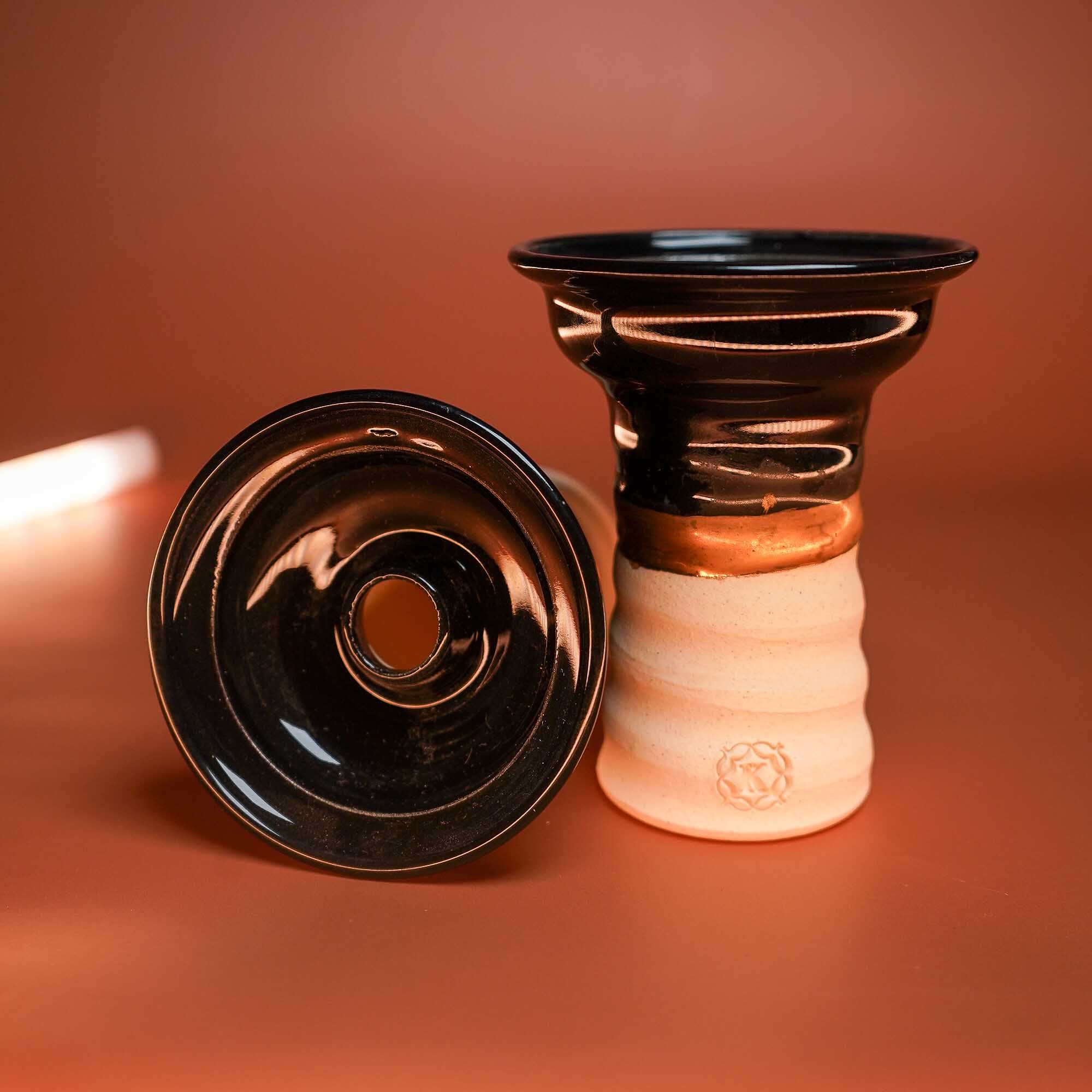 Alpaca + Kaloud Hookah Bowl (Black 18K Gold Band) Kaloud