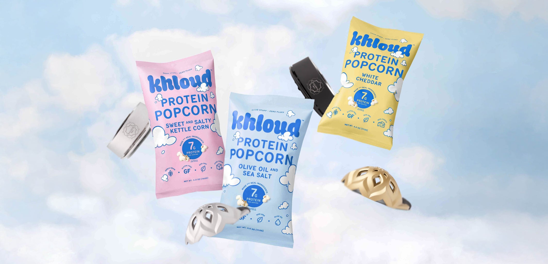 The Ultimate Relaxation Duo: Kaloud's Lotus I+3 Stainless Steel & KHLOUD Protein Popcorn