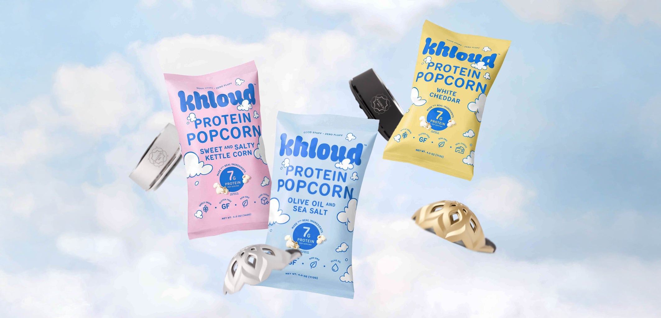 The Ultimate Relaxation Duo: Kaloud's Lotus I+3 Stainless Steel & KHLOUD Protein Popcorn