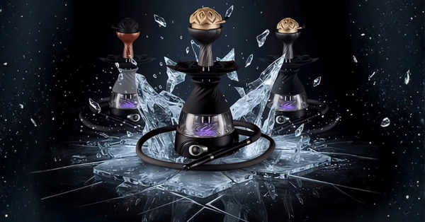 Kaloud Krysalis modern hookah featuring Lotus heat management technology, illustrating 2026 hookah trends in precision heat control, sustainability, and design-led ritual