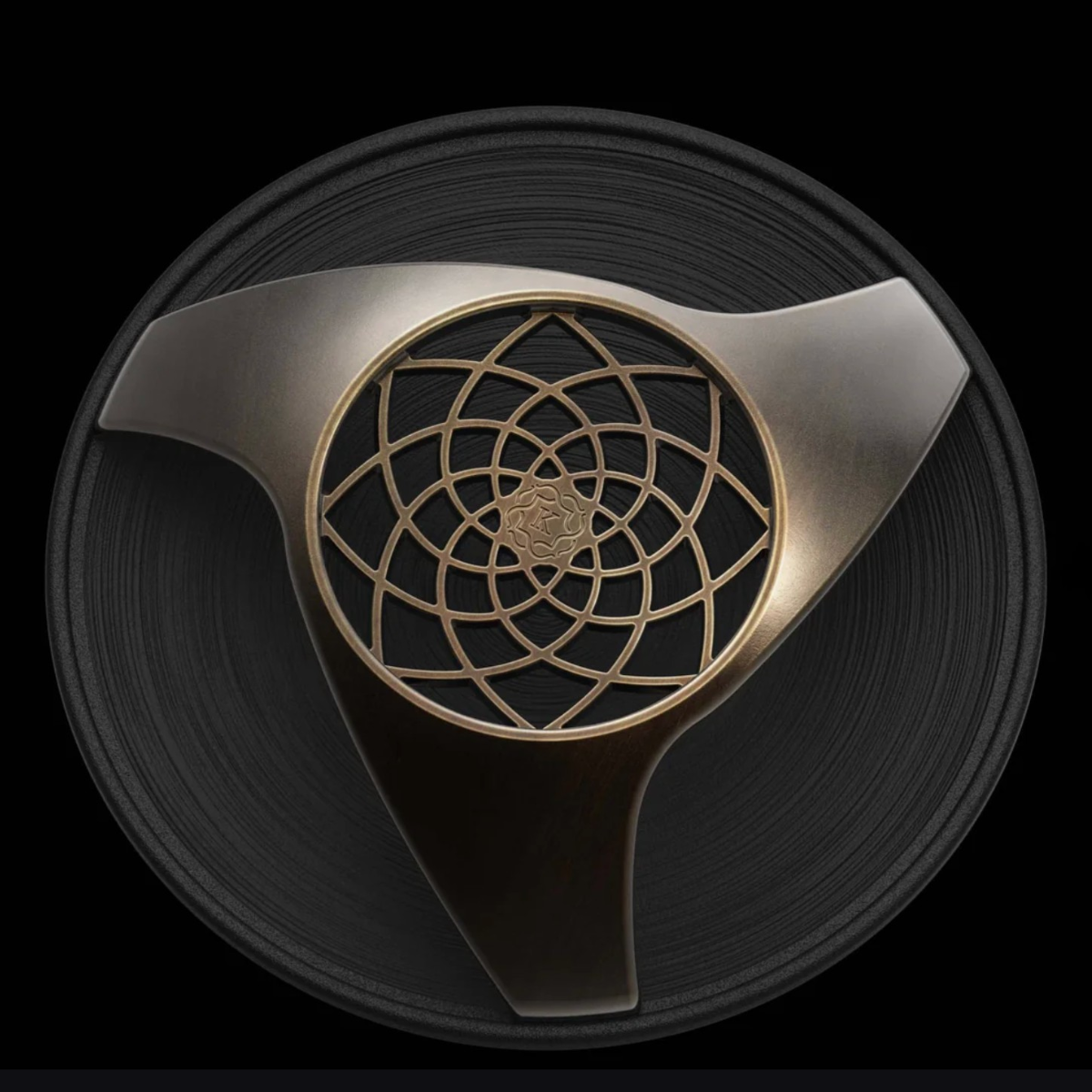 Kaloud Aeras™ Bronze Lace Charcoal Holder + Vestara™ Niris Tongs Bundle