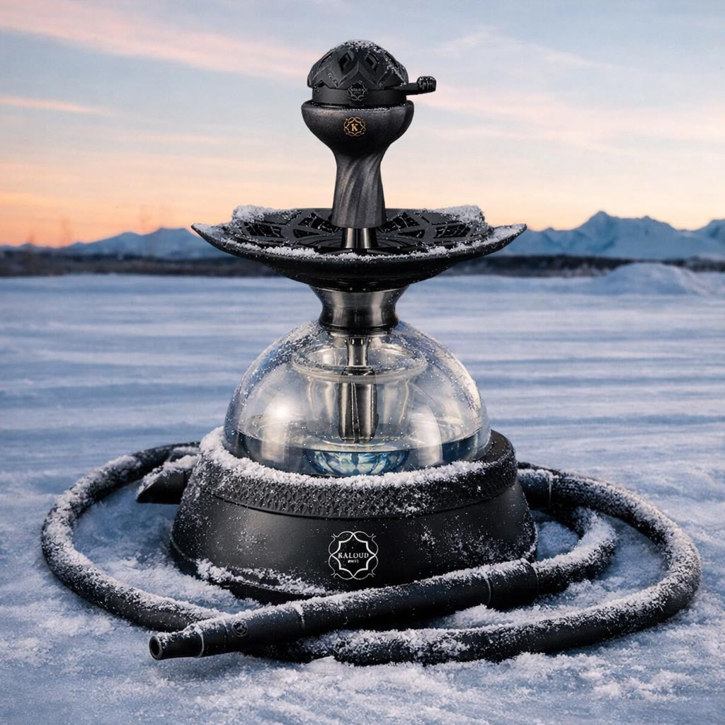 Krysalis® Eltheria® 2.0 Black Complete Hookah System - Premium Stainless Steel Hookah