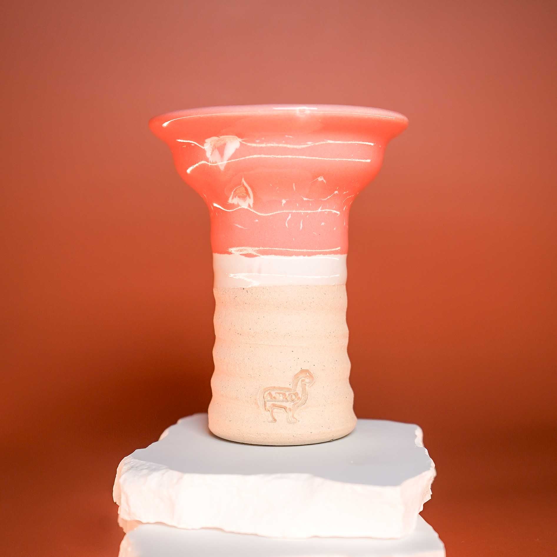 Alpaca + Kaloud Hookah Bowl (Pink & White) Kaloud