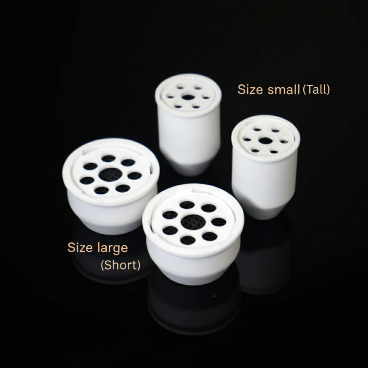 Kaloud® Ayara® Activated Carbon Filter Pods: Short Size Replacement Pack (4 Pods)
