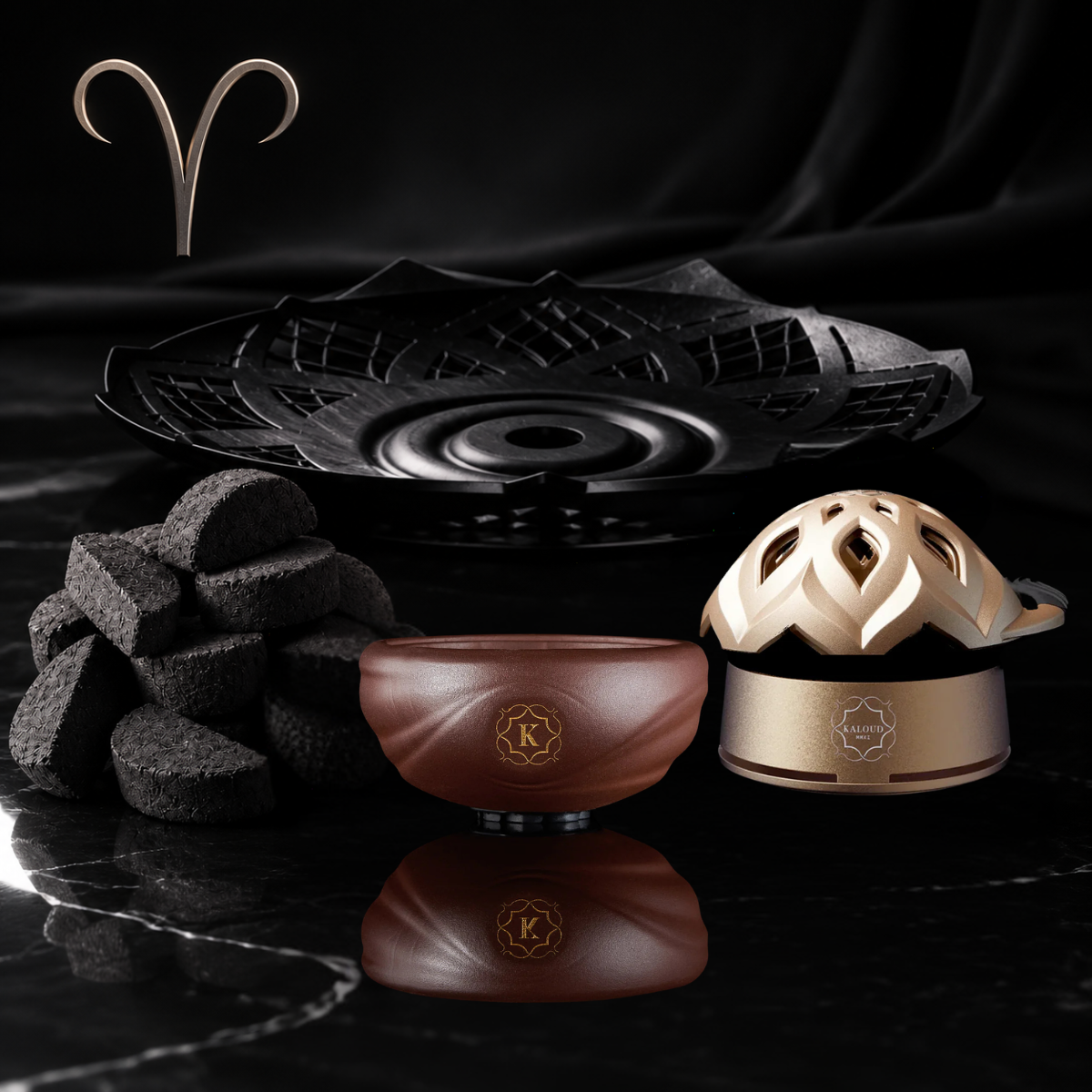 Kaloud Aries Zodiac Hookah Bundle