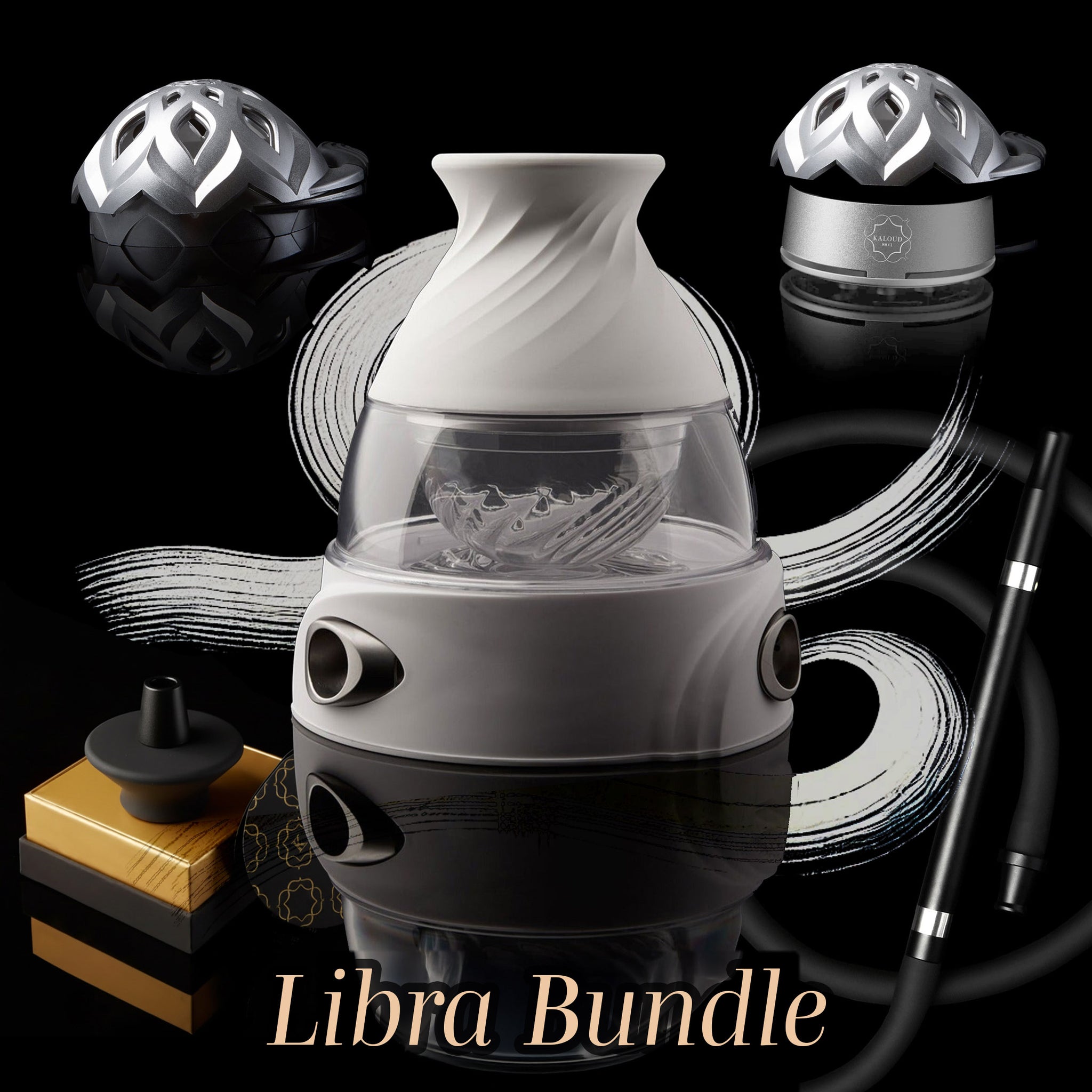Limited Libra Zodiac Bundle - Krysalis Calix White Set + Lotus I+, II, and III (No Bowl)