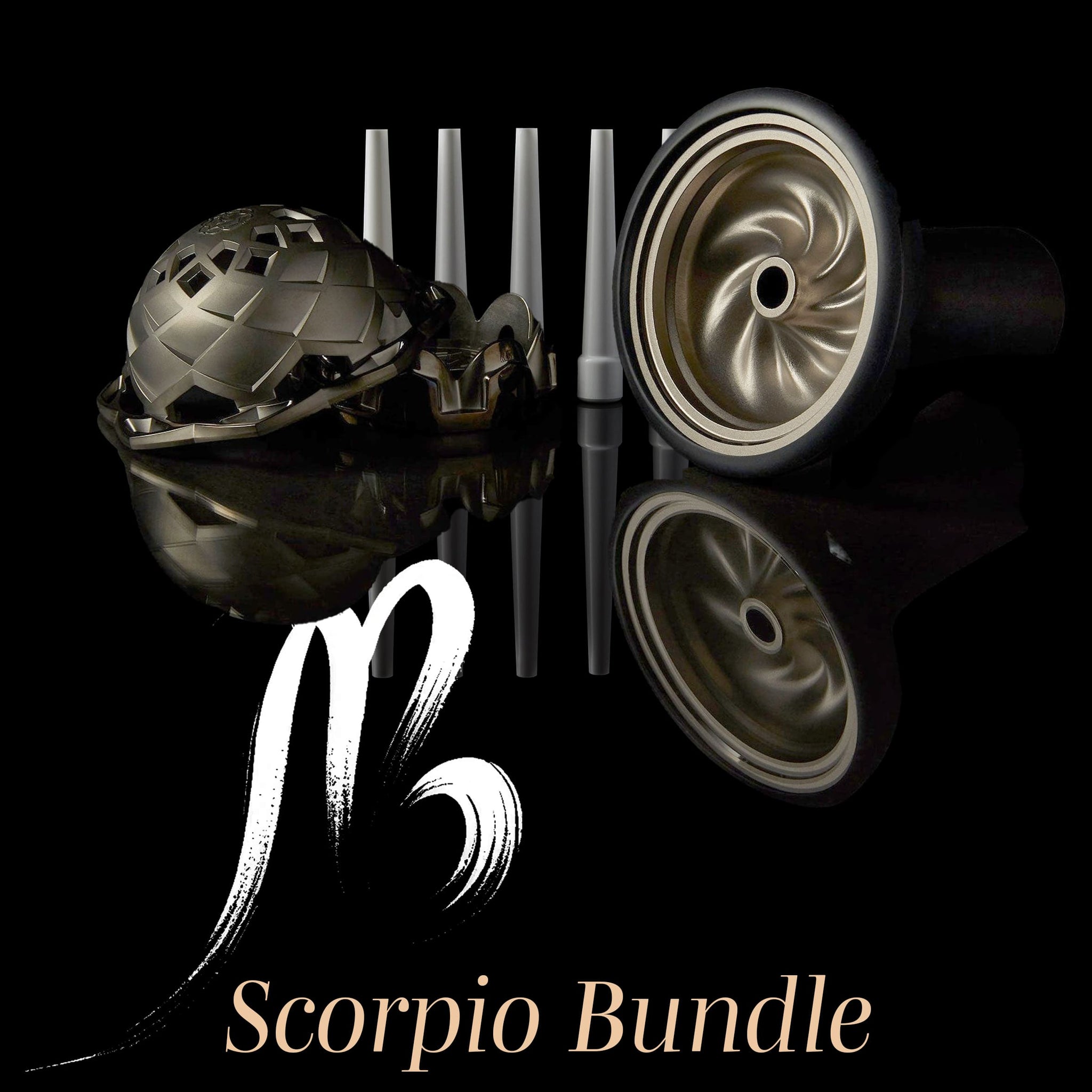 Limited Scorpio Zodiac Bundle: Lotus II Stainless Steel with Samsaris Bowl and Cybele Tips
