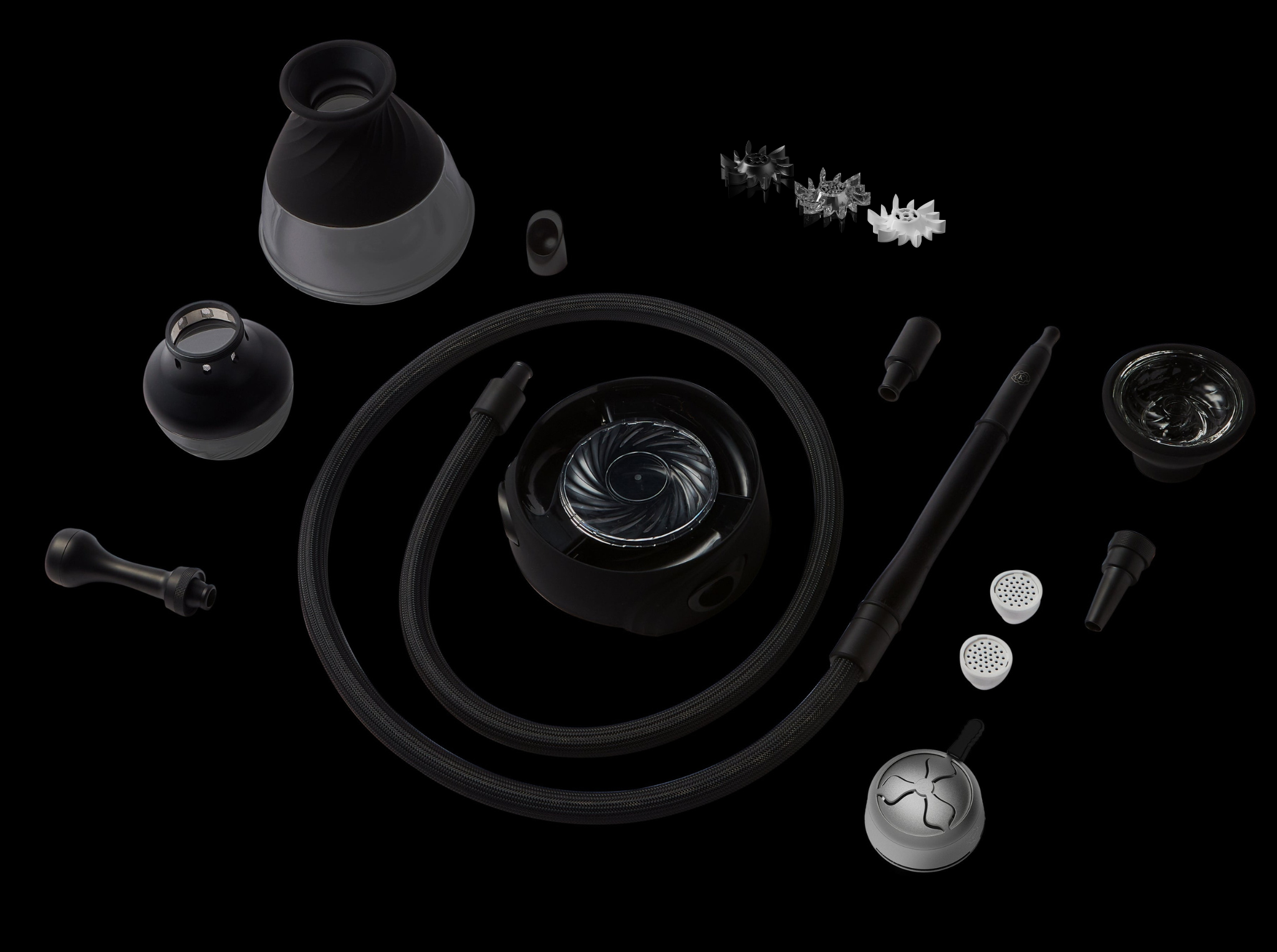 Krysalis® Calix® 1.0 Full Set in Black with Lotus I+