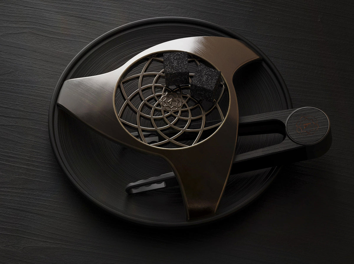 Aeras Bronze Lace Charcoal Holder and Ash Tray – Kaloud Inc.